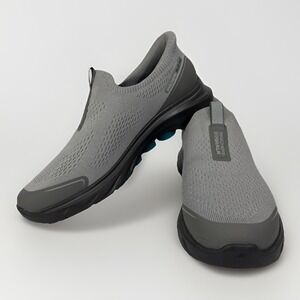 Skechers Hands Free Slip-ins GO WALK 7 Easy On Evolution Gray Men's 9.5 Hyper-pi